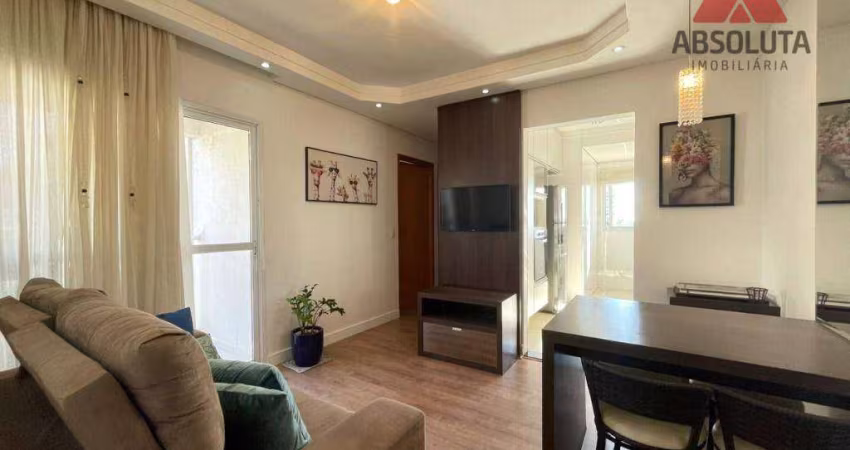 Apartamento MOBILIADO com 2 dormitórios para alugar, 55 m² por R$ 1.500/mês - Vila Amorim - Americana/SP