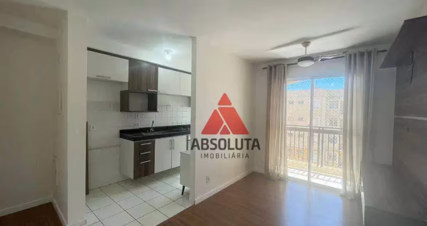 Apartamento com 2 dormitórios para alugar, 50 m² por r$ 2.078,00/mês - cariobinha - americana/sp
