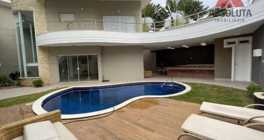 Casa com 3 dormitórios para alugar, 375 m² por R$ 9.000/mês - Chácara Letônia - Americana/SP