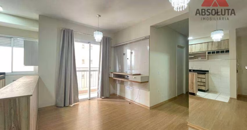 Apartamento com 2 dormitórios, 59 m² - venda por R$ 370.000,00 ou aluguel por R$ 2.190,00/mês - Parque Residencial Zabani - Santa Bárbara D'Oeste/SP