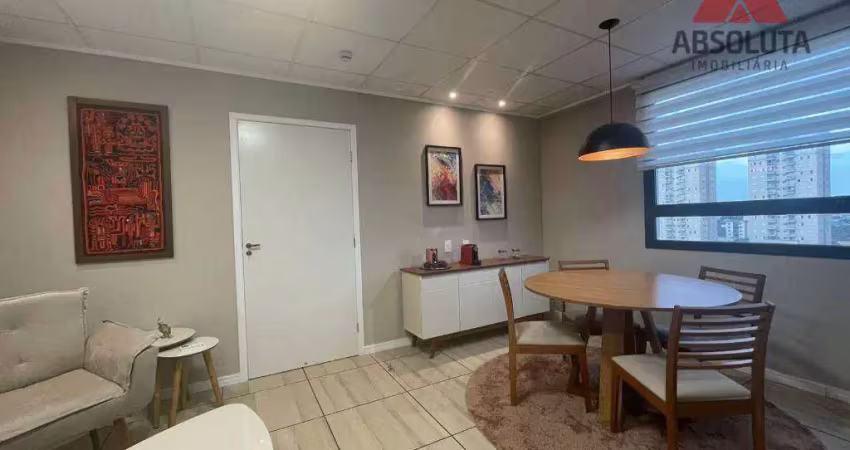 Sala para alugar, 47 m² por r$ 3.100/mês - são vito - americana/sp