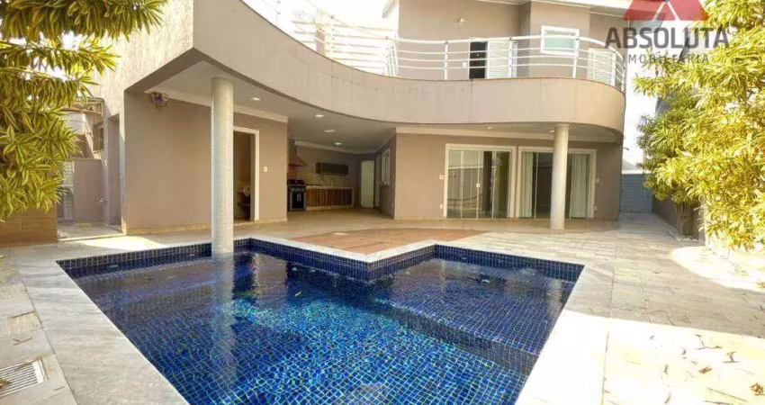 Casa com 3 dormitórios para alugar, 277 m² por r$ 10.800/mês - jardim tripoli - americana/sp