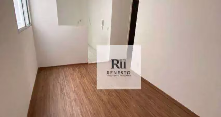 Apartamento com 2 dormitórios para alugar, 46 m² por r$ 1.200/mês - loteamento industrial machadinho - americana/sp