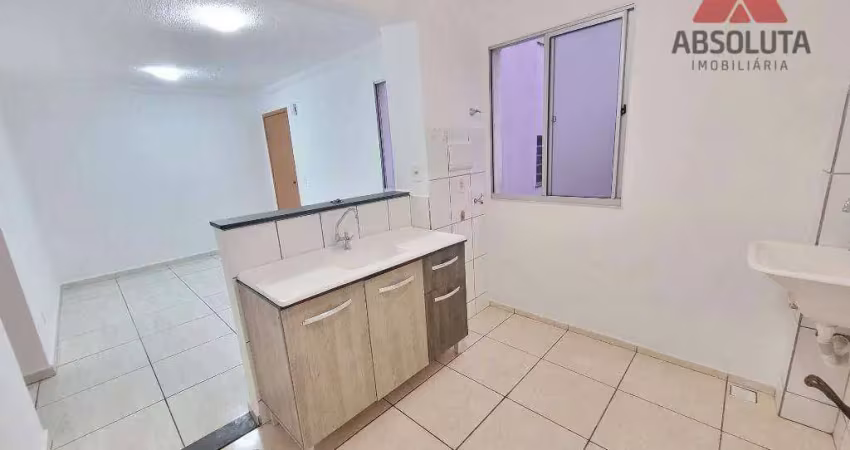 Apartamento com 2 dormitórios para alugar, 43 m² por r$ 1.345,70/mês - jardim bertoni - americana/sp