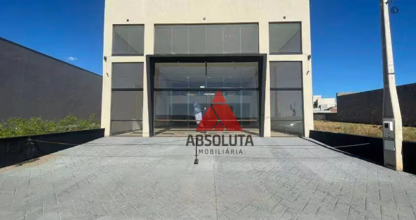 Salão para alugar, 350 m² por r$ 8.000,00/mês - terras de santa bárbara - santa bárbara d'oeste/sp