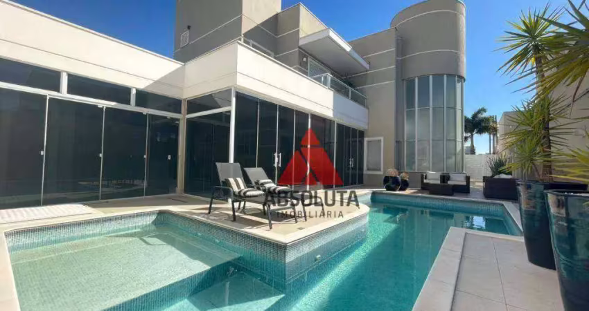Casa com 3 dormitórios para alugar, 310 m² por r$ 14.000/mês - loteamento residencial jardim villagio ii - americana/sp