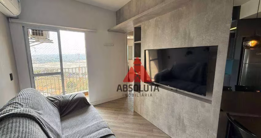 Apartamento com 2 dormitórios para alugar, 52 m² por r$ 2.650/mês - parque dos pinheiros - nova odessa/sp