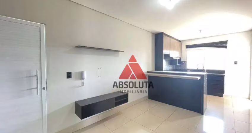 Apartamento com 2 dormitórios para alugar, 70 m² por r$ 1.650/mês - jardim são domingos - americana/sp