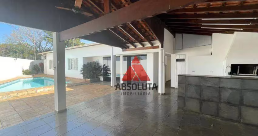 Casa com 4 dormitórios para alugar, 310 m² por r$ 5.500/mês - jardim alfa - santa bárbara d'oeste/sp