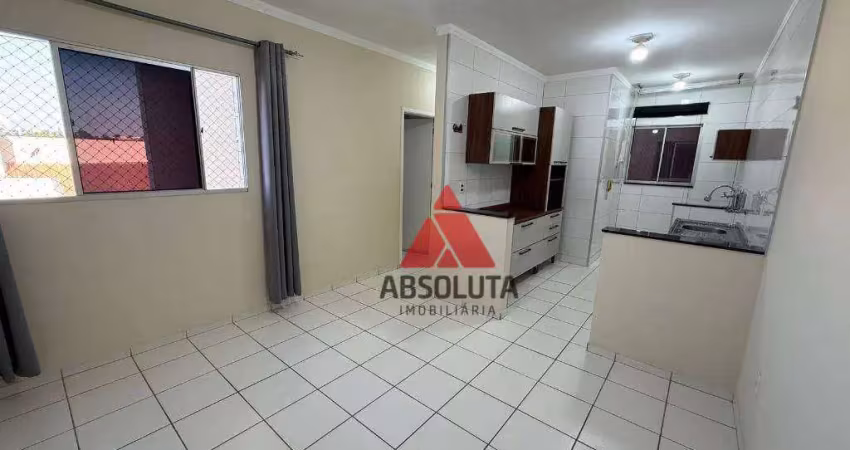 Apartamento com 2 dormitórios para alugar, 50 m² por r$ 1.503,00/mês - jardim santa eliza - americana/sp