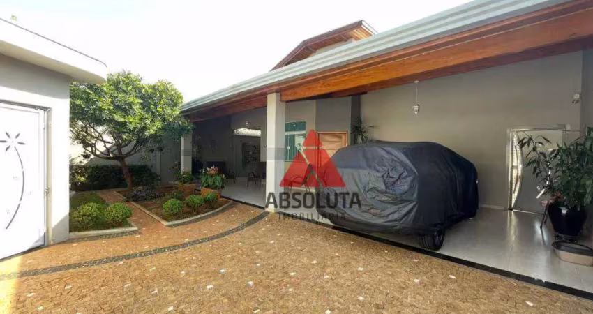 Casa com 3 dormitórios, 205 m² - venda por r$ 1.100.000,00 ou aluguel por r$ 5.500,00/mês - residencial dona margarida - santa bárbara d'oeste/sp