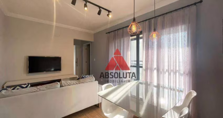 Apartamento com 2 dormitórios para alugar, 69 m² por r$ 4.000/mês - jardim ipiranga - americana/sp