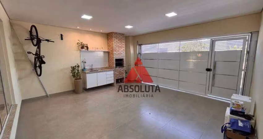Casa com 3 dormitórios à venda, 138 m² por r$ 720.000,00 - parque universitário - americana/sp