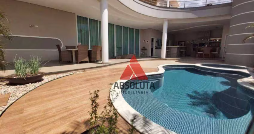 Casa com 4 dormitórios para alugar, 490 m² por r$ 9.500/mês - loteamento residencial jardim dos ipês amarelos - americana/sp