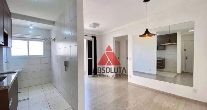 Apartamento com 2 dormitórios para alugar, 49 m² por r$ 1.550/mês - cariobinha - americana/sp