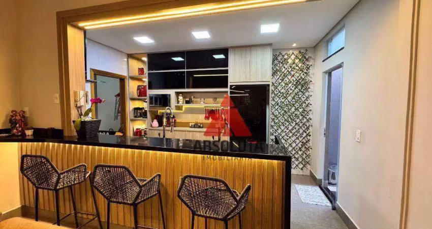 Casa com 3 dormitórios à venda, 134 m² por r$ 790.000,00 - parque universitário - americana/sp