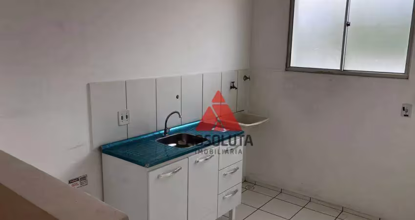 Apartamento com 2 quartos, 1 sala, 1 cozinha, 1 banheiro e 1 vaga coberta por r$1.000 em americana - sp