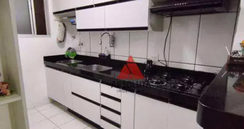 Apartamento com 2 dormitórios à venda, 46 m² por r$ 215.000,00 - loteamento industrial machadinho - americana/sp