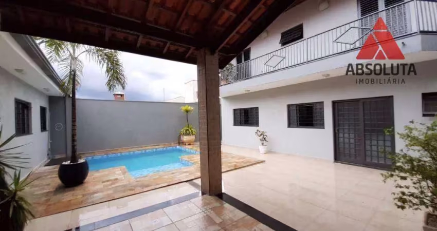Casa com 3 dormitórios para alugar, 302 m² por r$ 4.700,00/mês - vila grego - santa bárbara d'oeste/sp