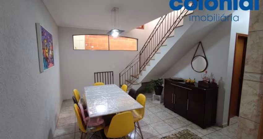 SOBRADO COM 3 DORMITÓRIOS, SENDO 1 COM CLOSET E CHURRASQUEIRA VILA MARIA GENOVEVA EM JUNDIAÍ