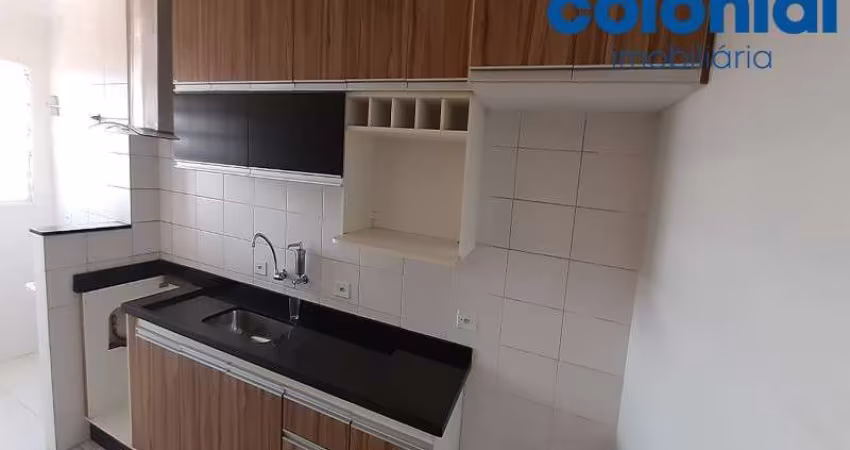 Apartamento com 2 quartos com planejado na cozinha e 1 quarto e 1 vaga coberta no Mirante da Colonia