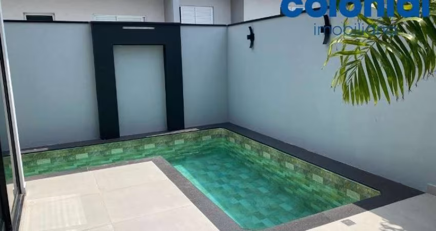 Casa em Condomínio para Locação em Jundiaí-SP, Reserva da mata - Bairro Jardim Celeste: 3 Quartos, 1 Suíte, 3 banheiros, 2 Vagas. Com Piscina