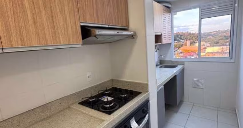 Apartamento planejado para locação em Jundiaí-SP, Jardim Colônia: 2 quartos, 1 suite, 1 sala, 2 banheiros, 1 vaga de garagem, 61,60 m².