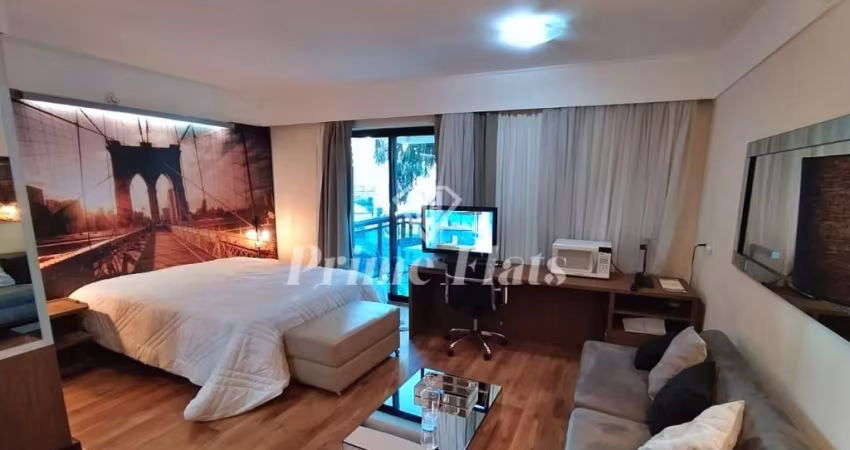 Flat disponível para venda no Meliá Ibirapuera, com 35m², 1 dormitório e 1 vaga