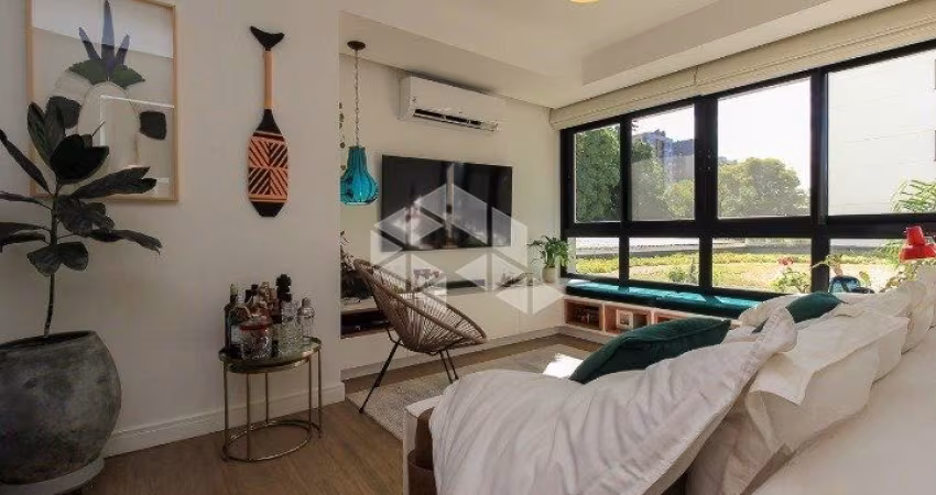 Apartamento 2 dormitórios suíte churrasqueira 1 garagem