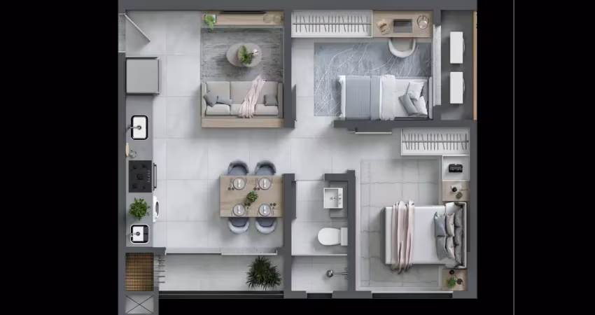 Ótimo apartamento 2 quartos na planta, localização estratégica. muito lazer, conforto e segurança! desconto de r$ 74 mil na tabela da construtora!