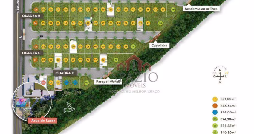 Terreno à venda, 230 m² por R$ 590.000 - Rio do Meio - Itajaí/SC