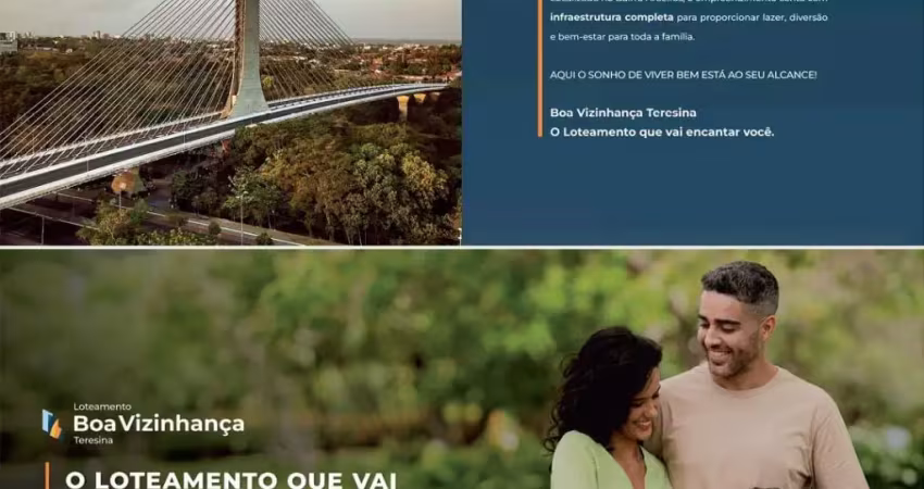 Lotes para venda no boa vizinhança teresina no bairro aroeiras zona norte de teresina,