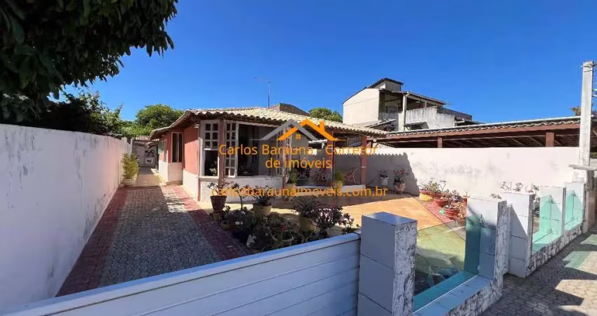 Casa plana nascente 3/4 com ar-condicionado e placas solares sendo 2 suítes