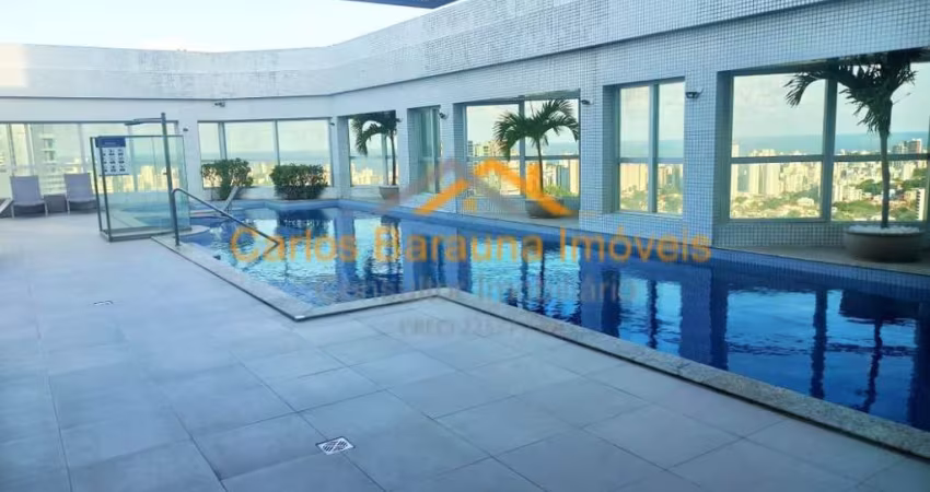 Apartamento no mundo plaza com banheira na varanda condominio