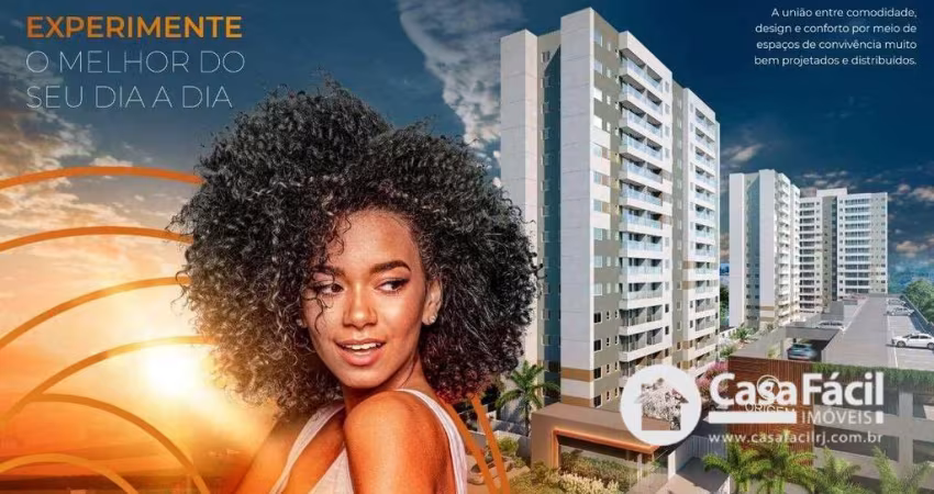 Apartamento para Venda em Duque de Caxias, Jardim Primavera, 2 dormitórios, 1 suíte, 2 banheiros, 1 vaga