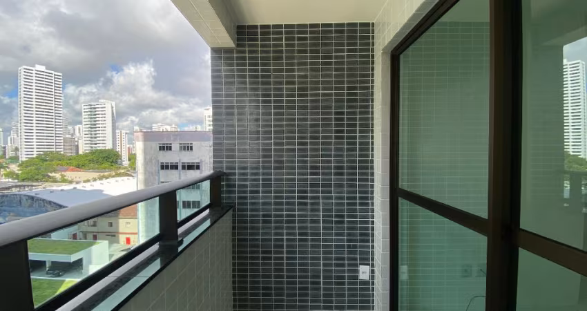 Apartamento nas Graças | varanda | 2 quartos | 2 banheiros + 1 vaga coberta