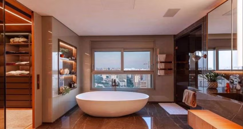 Apartamento pé direito duplo, mobiliado 278m² Vila Olímpia - São Paulo - SP