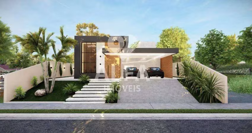 Viva com estilo: casa de alto padrão com 3 suítes em condomínio fechado!