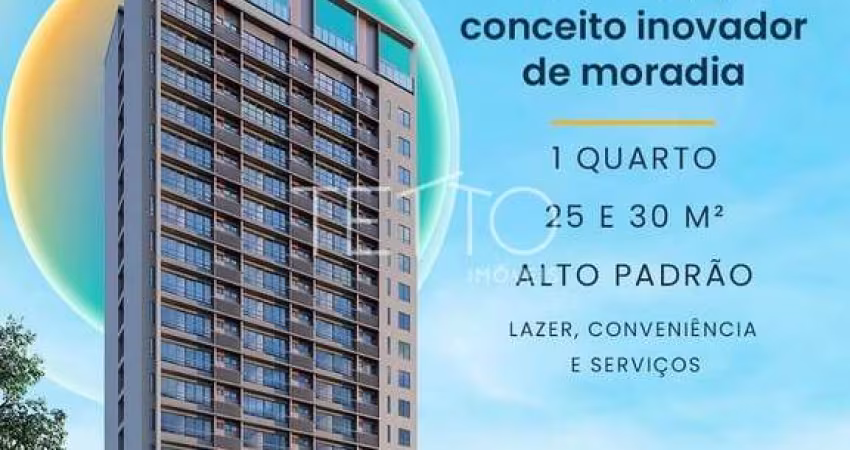Lançamento! Apartamentos Studio com lazer completo na região central de Belo Horizonte - MG. Oportu