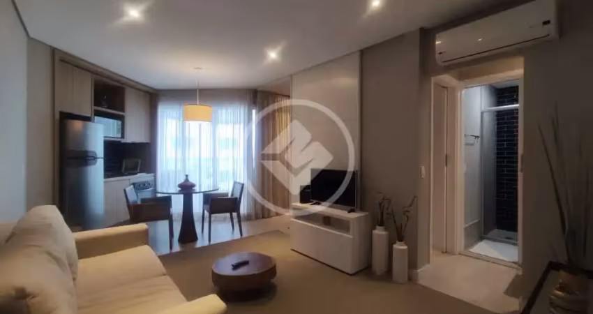 Flat 1 dormitório com garagem em Santos codigo: 117284