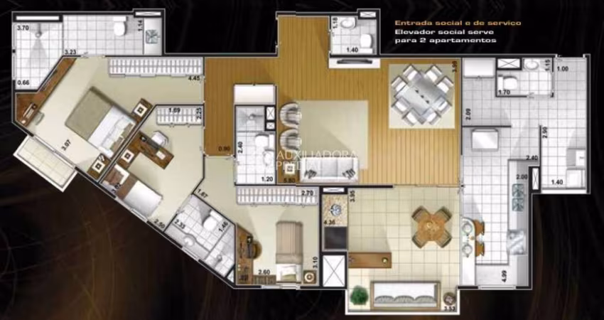 Apartamento com 3 quartos à venda na Avenida Redenção, 423, Jardim do Mar, São Bernardo do Campo