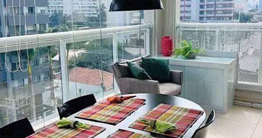 Apartamento mobiliado à venda em Pinheiros, São Paulo-SP: 1 quarto, 1 sala, 1 banheiro, 1 vaga de garagem, 49m² de área!