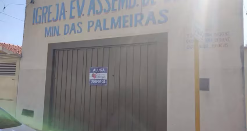 Salão comercial para locação em araçatuba, palmeiras, 1 banheiro
