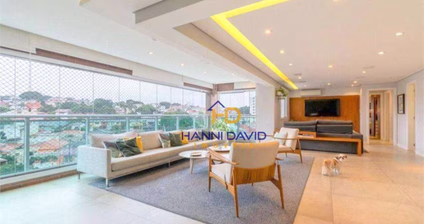 Apartamento com três suítes, varanda goumet e churrasqueira. Chácara Klabin