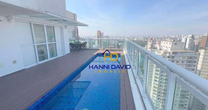 Luxuosa cobertura duplex com piscina. vista panorâmica
