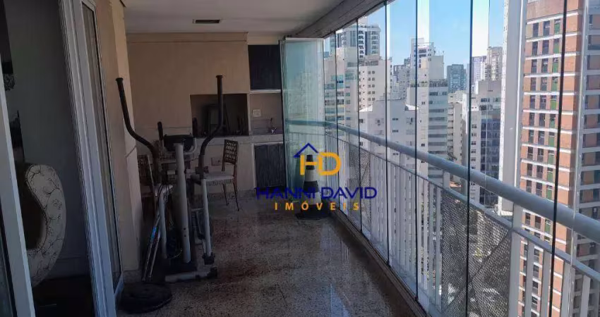 Apartamento a venda no paraíso mobiliado varanda  gourmet churrasqueira a carvão 3 dormitórios 3 suítes 3 vagas vista para ibirapuera sp.