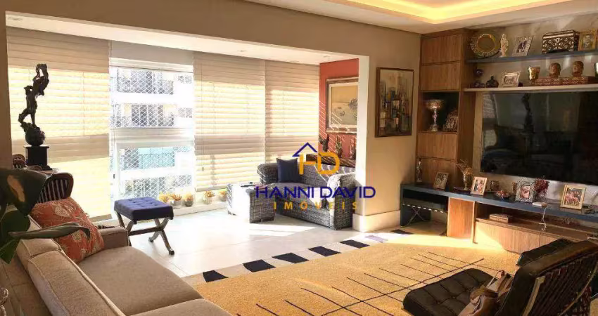 Lindo apartamento totalmente mobiliado de 139m² com 3 suítes e 3 vagas no paraíso ! confira !