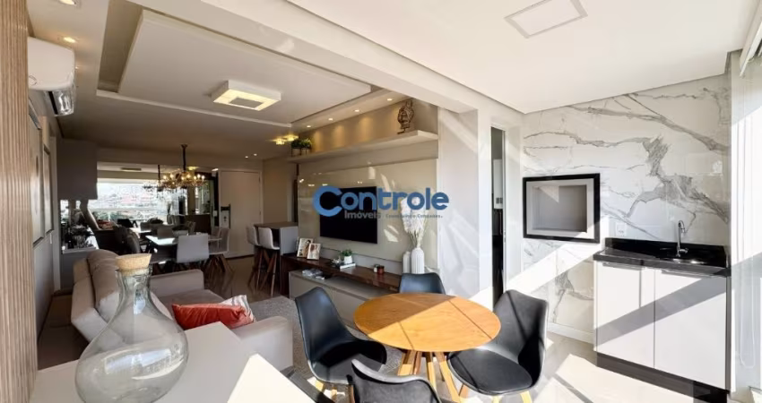 Apartamento em Barreiros com 02 dormitórios, sendo 01 suíte e semimobiliado.
