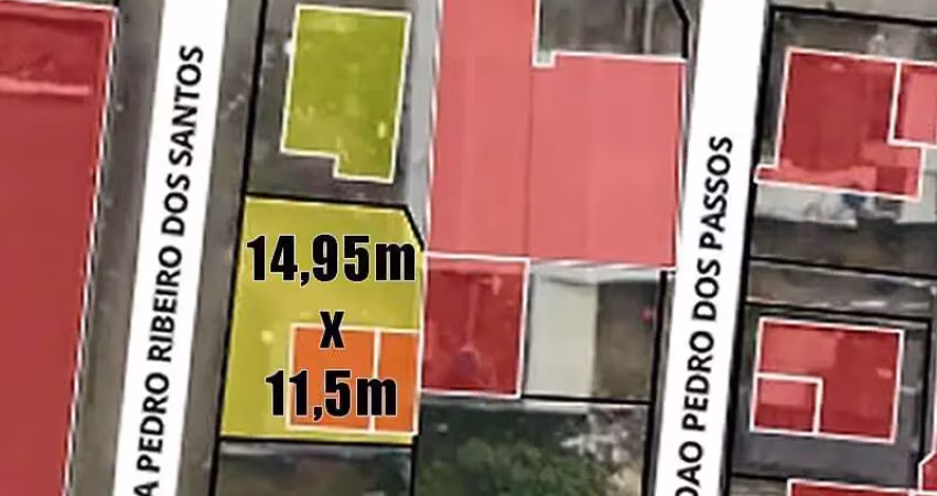 Terreno escriturado - bairro nossa senhora das graças - navegantes;