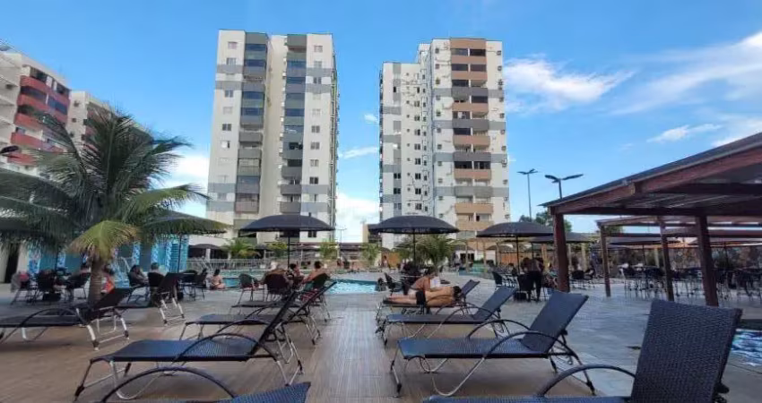 Apartamento com parque aquático no centro de caldas novas
